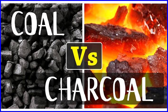 What is the difference between coal and charcoal?