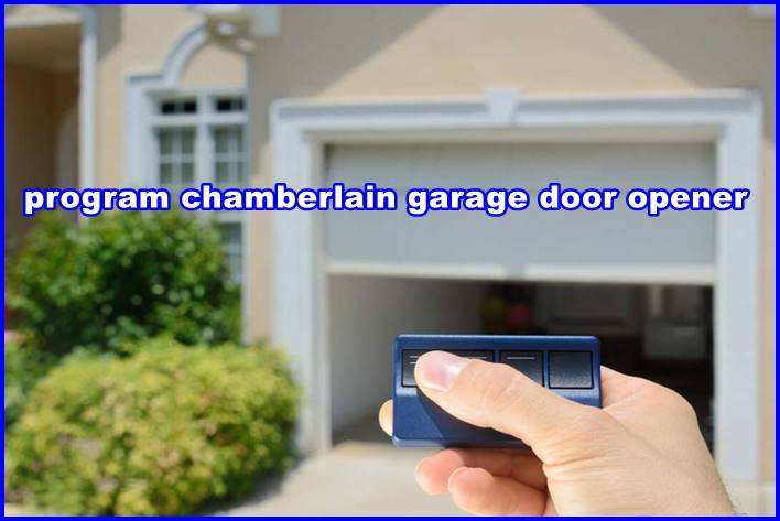 program chamberlain garage door opener